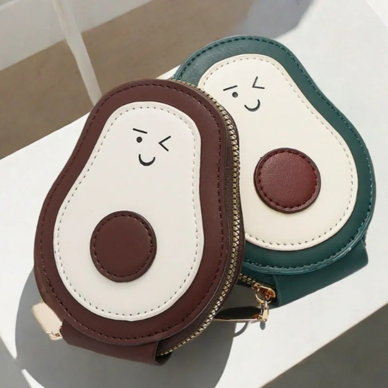 Большая вместительная сумка для карт с авокадо модная мультяшная искусственная