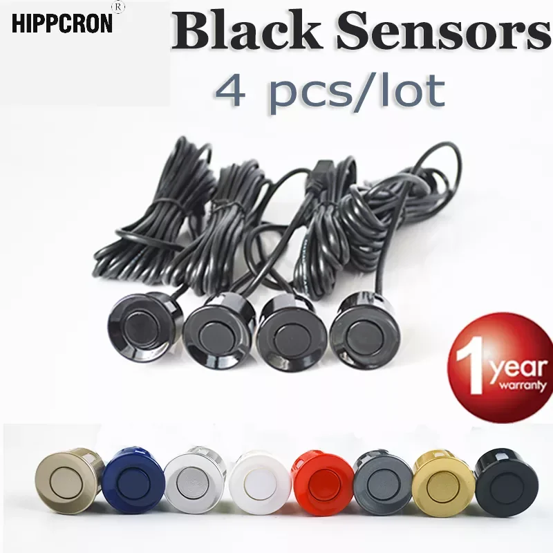 

4 Pieces Sensors Parking Sensor 22mm Black Red Blue Gold Grey Silver Champagne Gold / White Color Car Reverse Probe