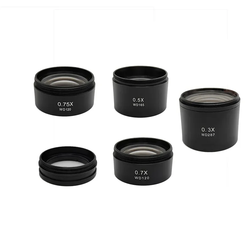 Линзы для вспомогательного объектива 0.3X 0.5X 0.7X 2.0X 1X зеркальная нить 48 мм