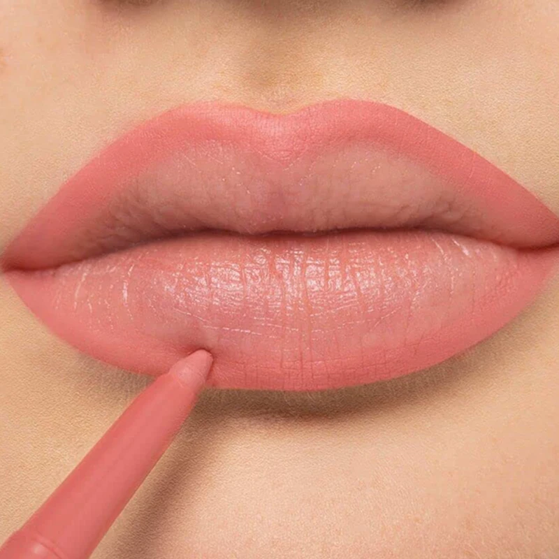 

Сексуальный нюдовый карандаш для губ, водостойкий матовый карандаш для губ, стойкая антипригарная чашка, натуральные губы, пигменты, космет...