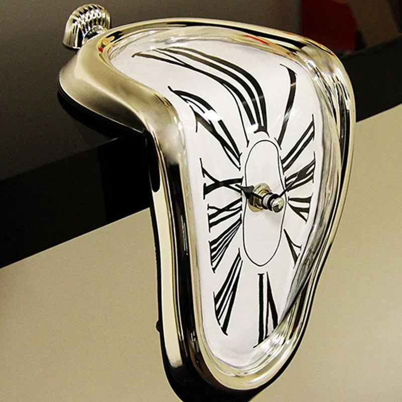 Деформированные часы Dali с плавлением настенное украшение для гостиной в