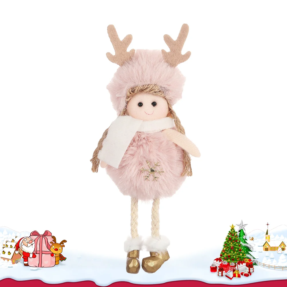 

Plush Angel Hanging Christmas Wall Cute Xmas Party Decoration Pendant Child
