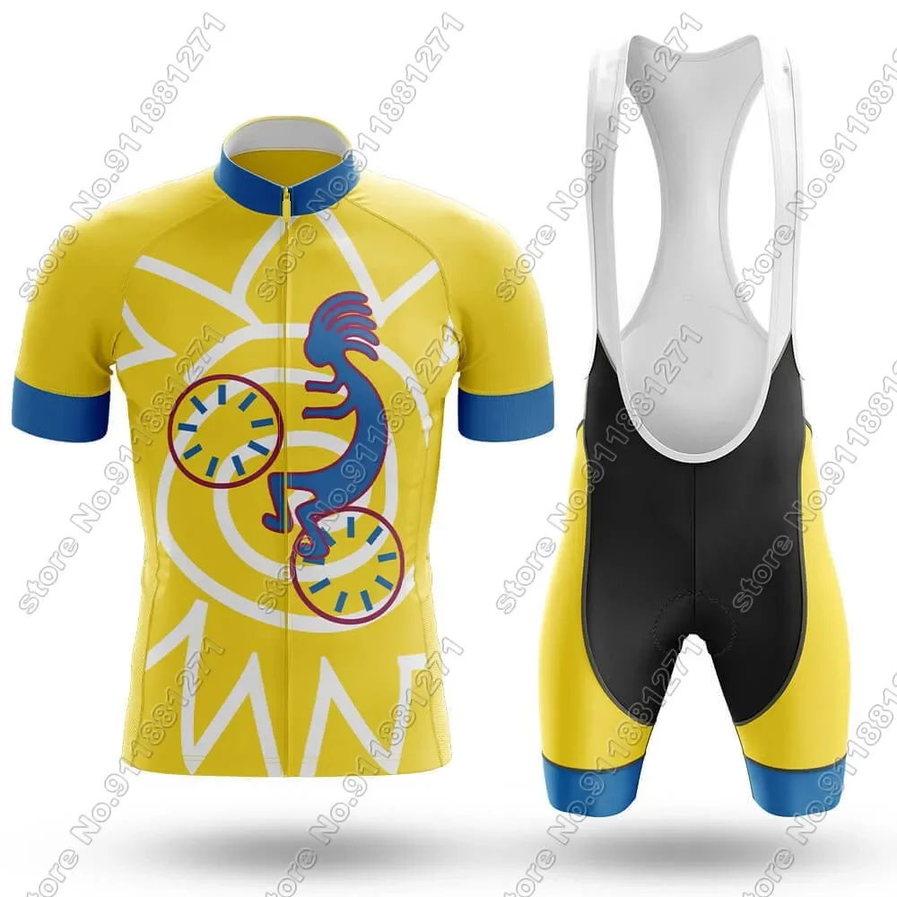 2024 Kokopelli Велоспорт Джерси комплект смешной мультфильм аниме одежда для мужчин