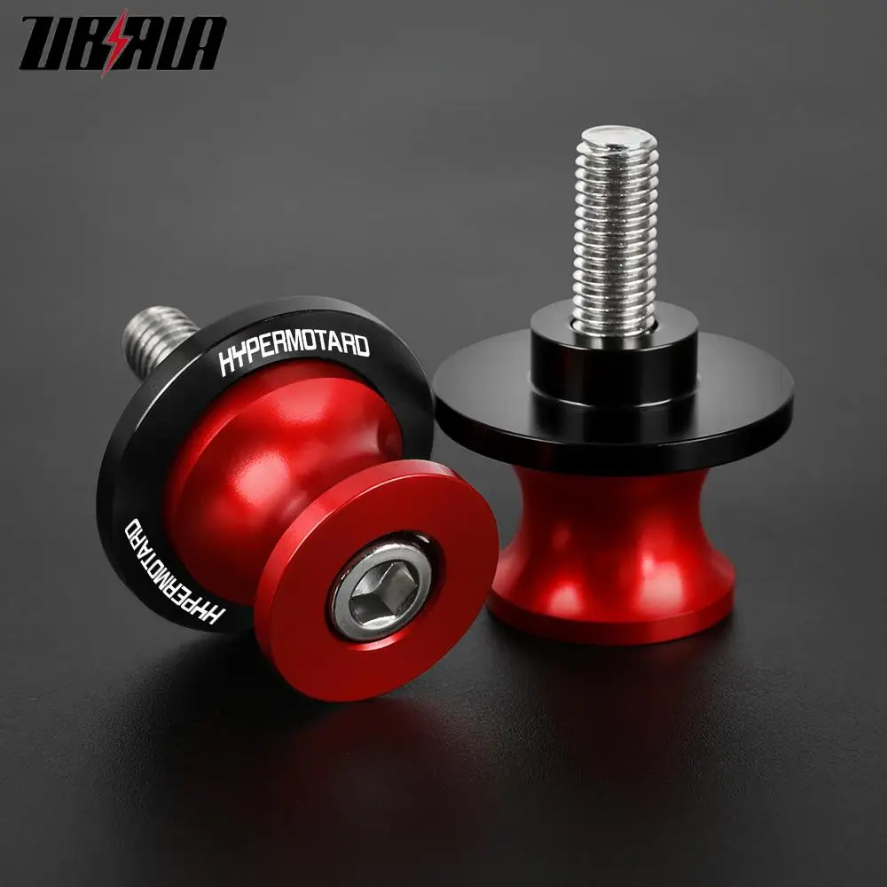 

For DUCATI HYPERMOTARD 796 823 939 SP HYPERMOTARD 950 Motorcycle Accessories CNC Aluminum 6mm Swingarm Spool Slider Stand Screw