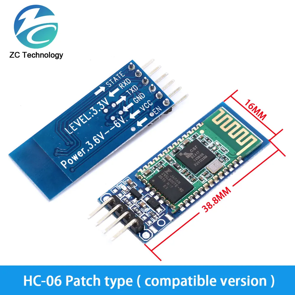 Новинка Φ HC 05 06 RF беспроводной Bluetooth приемопередатчик Ведомый Модуль RS232/телефон и