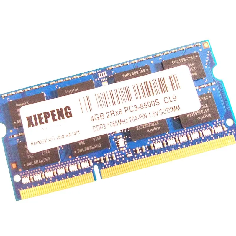 

Laptop RAM 8GB 2Rx8 PC3-10600S DDR3 1333MHz 4gb pc3 8500 1066 Memory for Lenovo ThinkPad T400 T410 X201 c225 W700ds X200