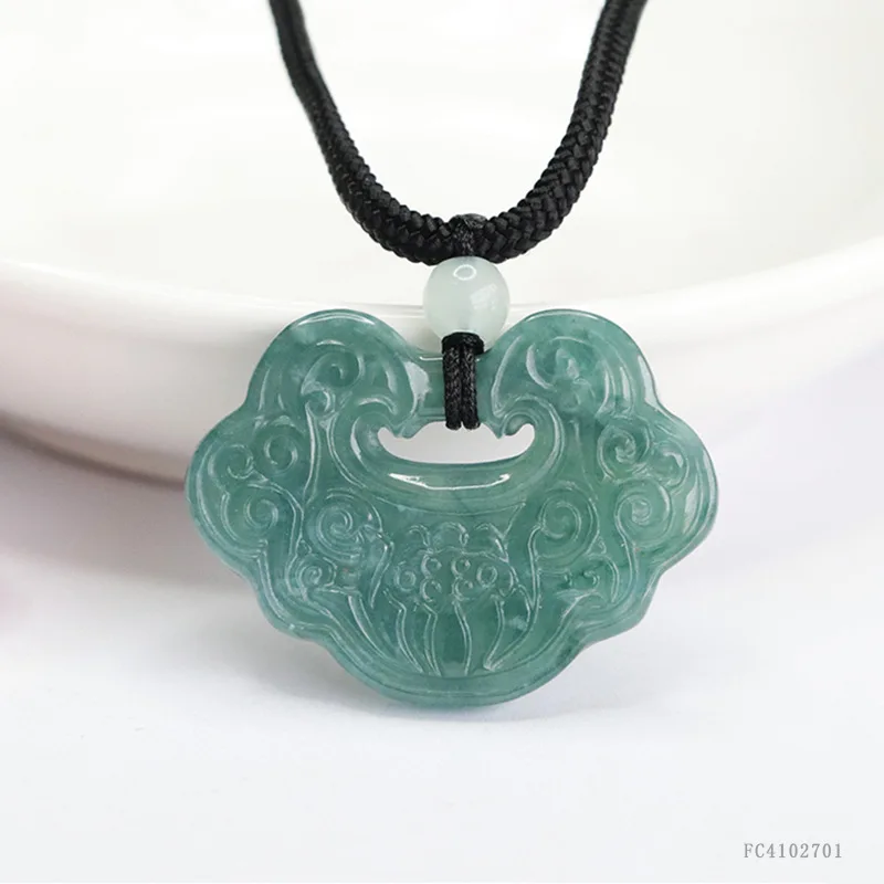 Натуральный грузовой изумрудно-синий кулон Ruyi ювелирные изделия в этническом