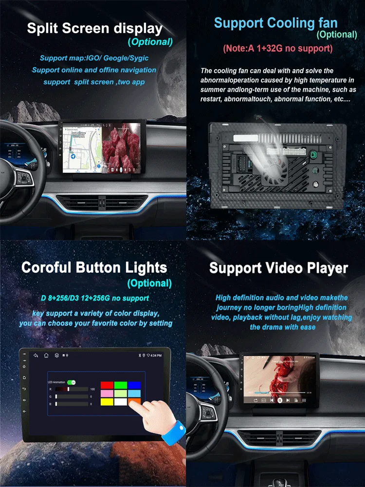 Suzuki Grand Vitara 3 2015-2019 Автомобильный Мультимедийный Плеер С GPS-навигацией BT Wi-Fi DSP