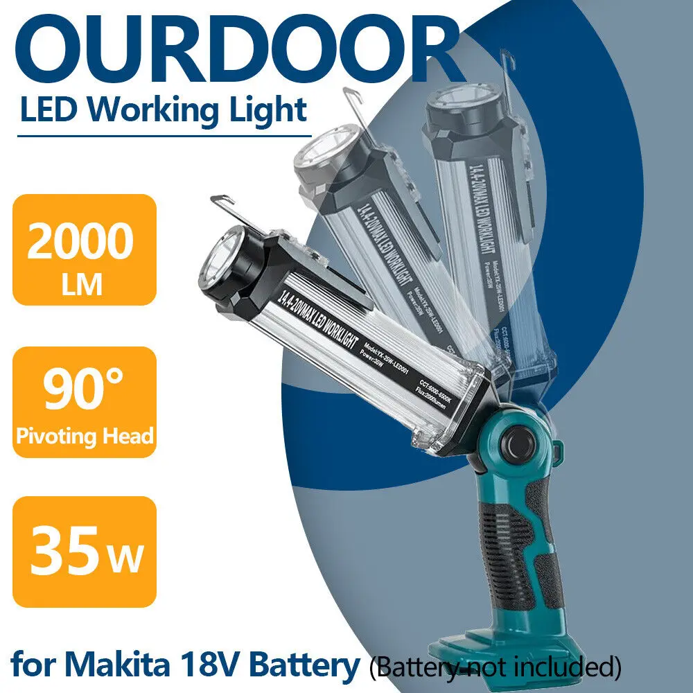 

Портативный фонарь Makita 18В 35Вт