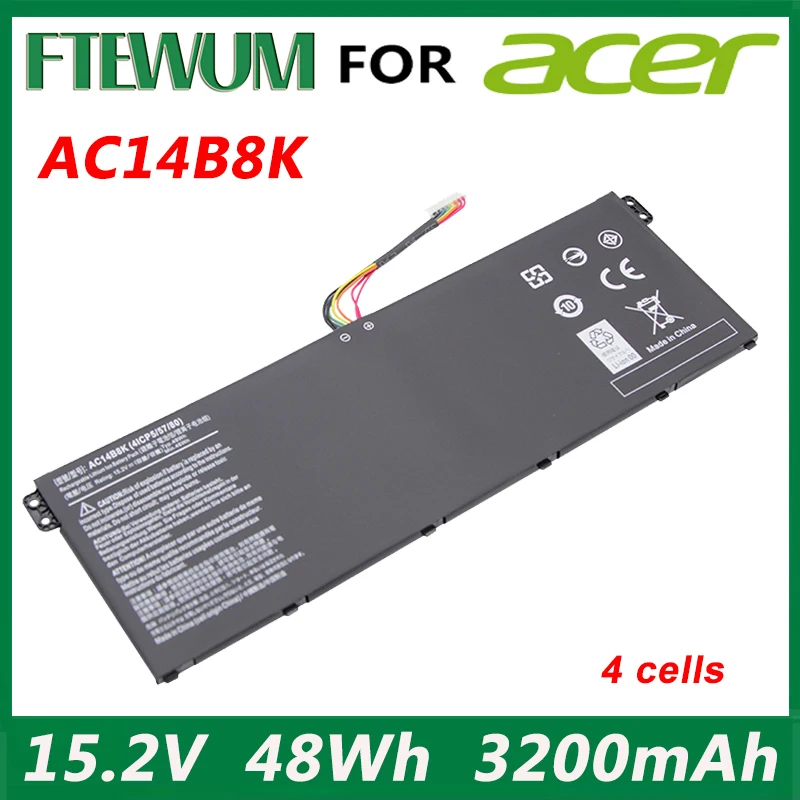 

Laptop Notebook Computer Battery AC14B8K 48Wh For Acer Aspire CB3-111 CB5-311 ES1-511 ES1-512 ES1-520 S1-521 ES1-531 ES1-731