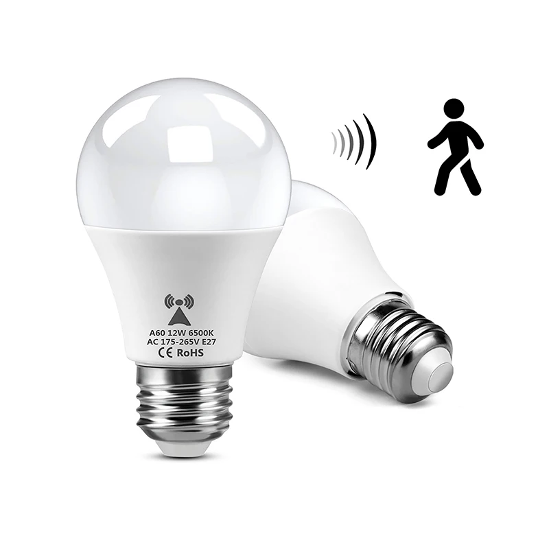 1 шт. 220 В E27 радарная индукционная лампа встроенный радар/датчики света для