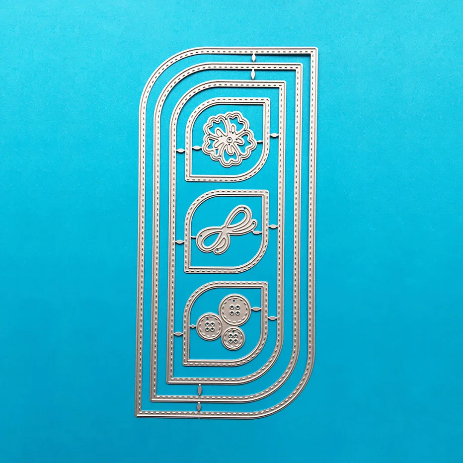 Набор неравномерных квадратных границ для скрапбукинга вырезанные штампы