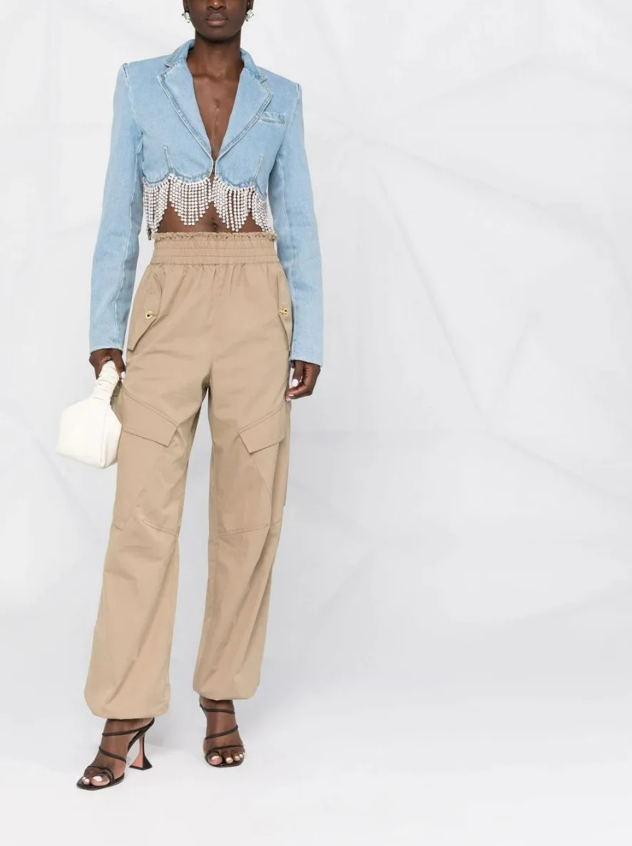 Женская джинсовая куртка новая Корейская версия Модная Джинсовая в стиле ретро