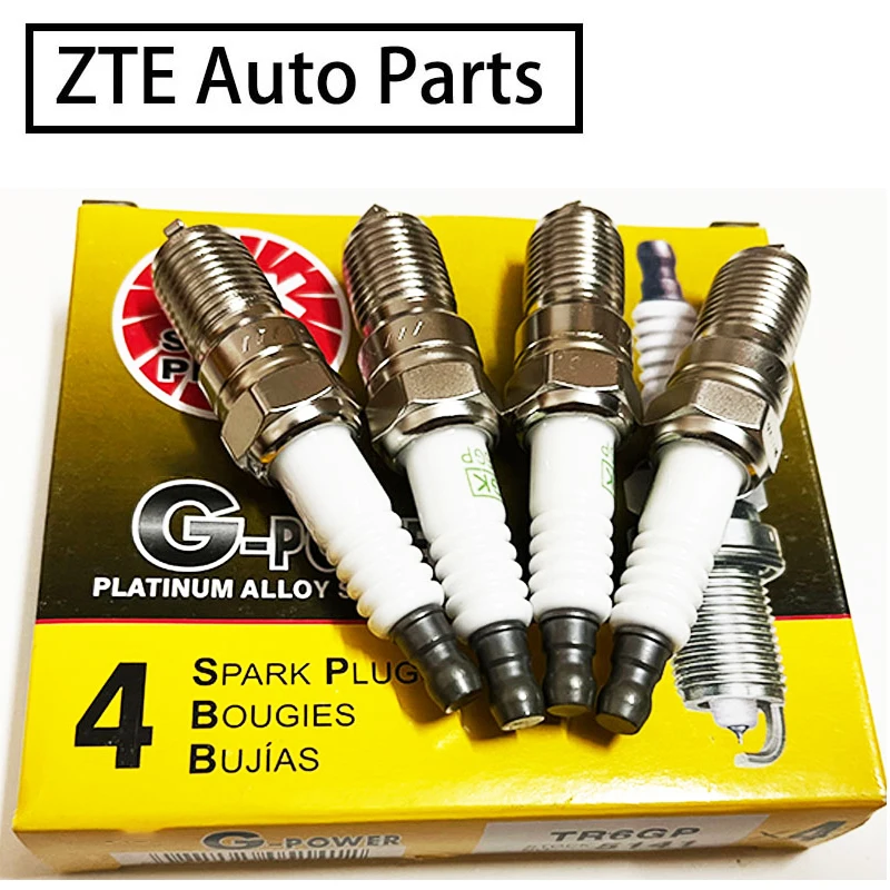 

Новая платиновая Свеча зажигания TR6GP 5141 для Ford Focus II 2004 2005 2006 2007, 4 шт.