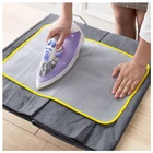 Складная гладильная доска, 2 шт., защитная изоляция от нажатия, коврик для глажки, сетчатая ткань для глажки парового утюга