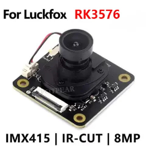 Luckfox RK3576 IMX415 IR-CUT Камера Полноцветная 3840x2160 пикселей 98 градусов FOV Широкоугольный 8 МП