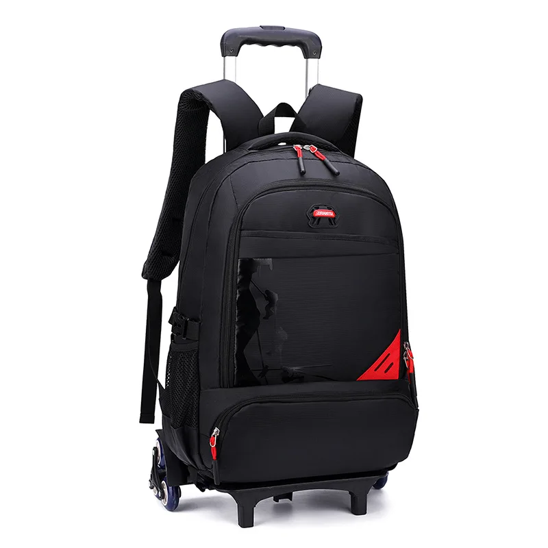 2022 Children Trolley school Backpack children School Bags For Grils boys kids Backpacks Removable Wheeled Bag teenagers Mochila