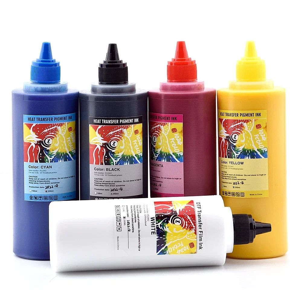 Чернила DTF для пленки прямого принтера чернила теплопередачи Epson DX5 DX7 XP600 I3200 I4720