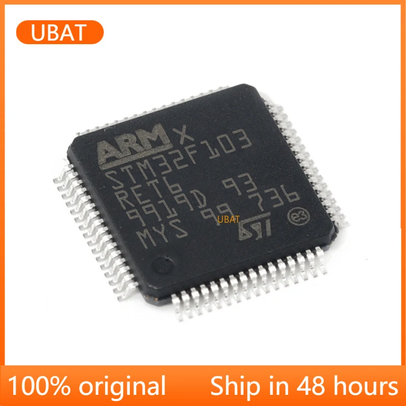 

Микроконтроллер STM32F103RET6 STM32F103 F103RET6 LQFP64 MCU, чип интегральной схемы, новая оригинальная бесплатная доставка, 1 ~ 100 шт.