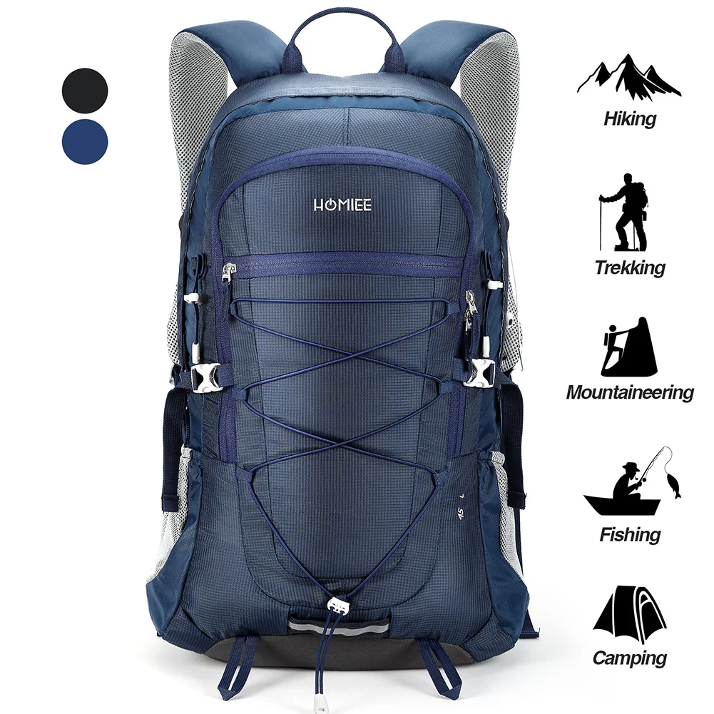 

45L Waterproof Backpack Bike Bicycle Bag Camping Hike Laptop Daypack Rucksack Climbing Camping Riding Travel Sports Cycling Bag