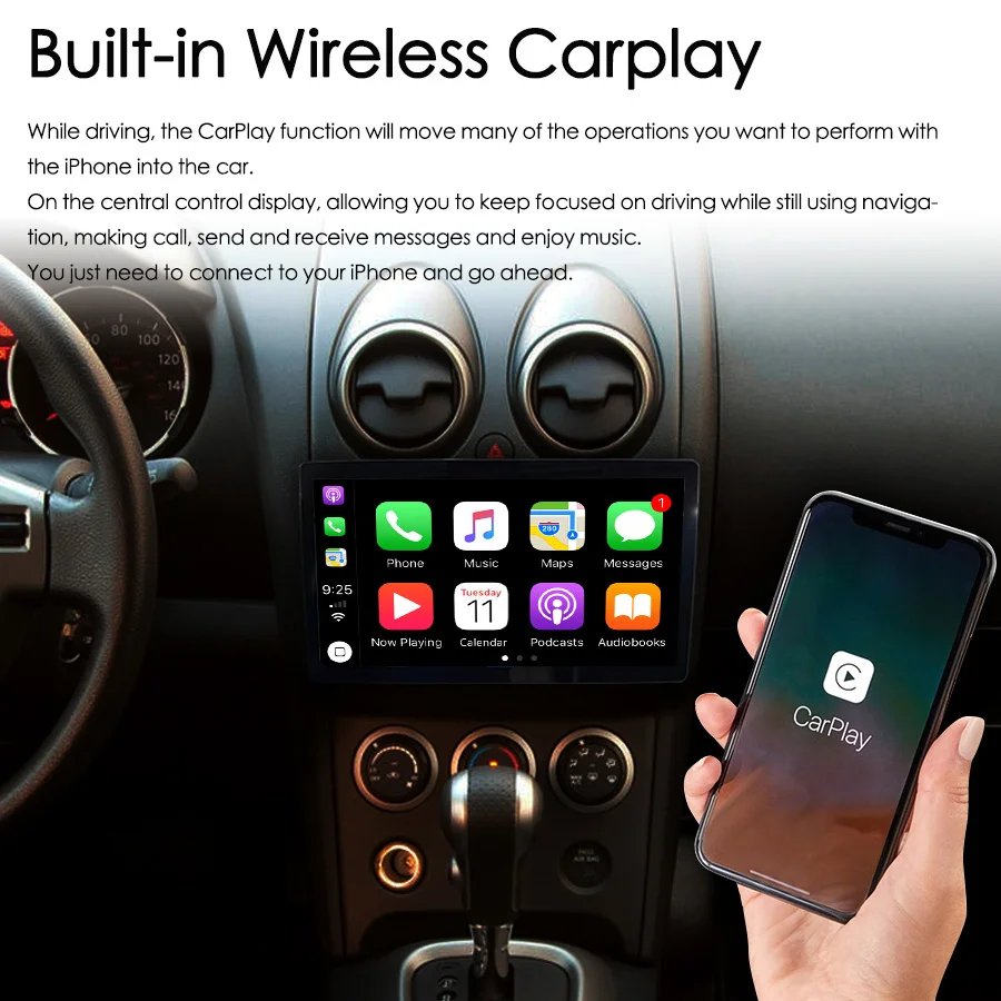 128 ГБ Android 12 радио 2Din для Nissan Rogue 2009 - 2015 GPS-навигация стерео автомобильный