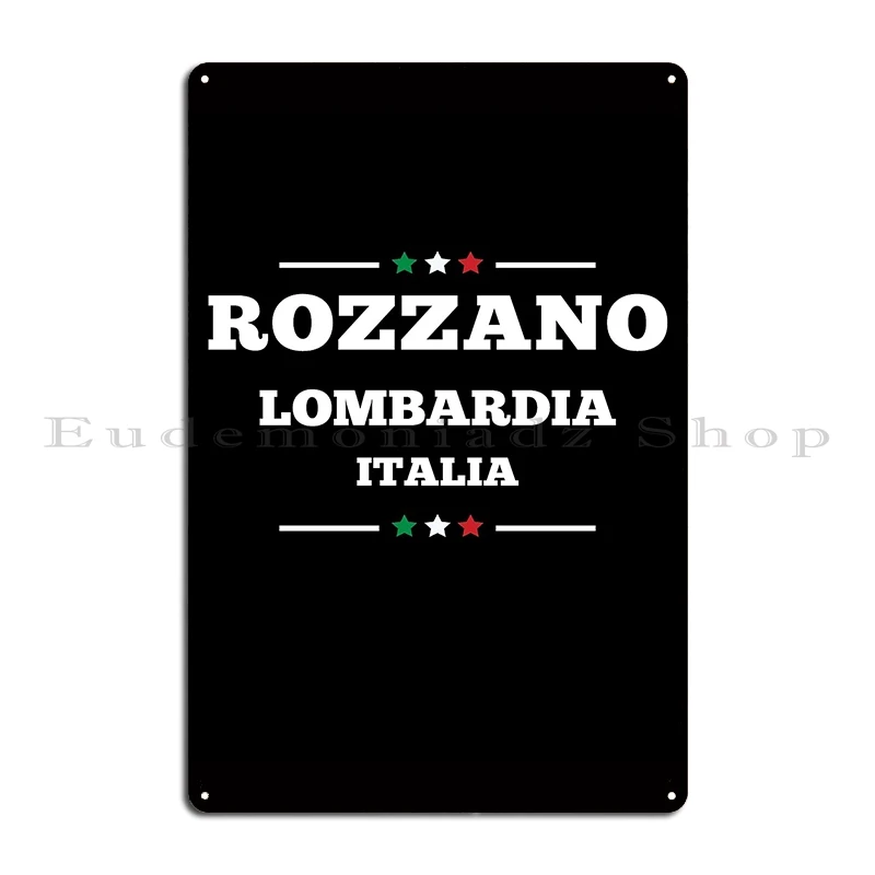 Роззано Ларбardia Италия Металлическая вывеска Кухня Фреска Пользовательская