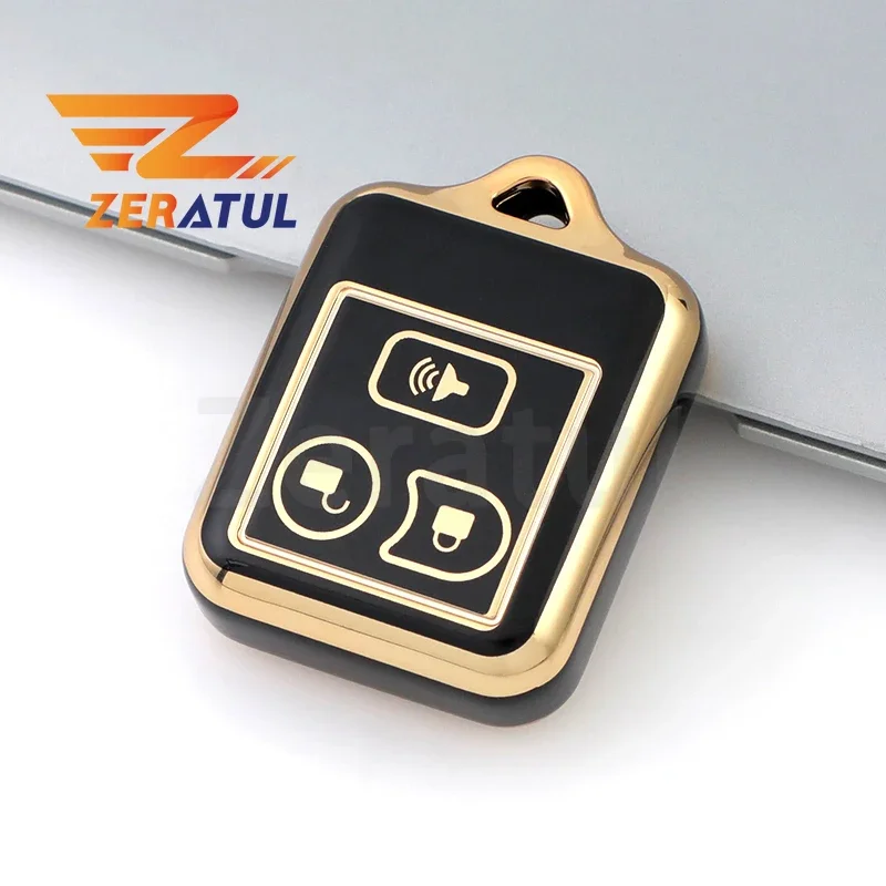 Чехол для ключей Ford Focus Freestye F150 F250 E150 Ranger Explorer Econoline Lincoln Mercury 3/4 кнопки брелок из ТПУ