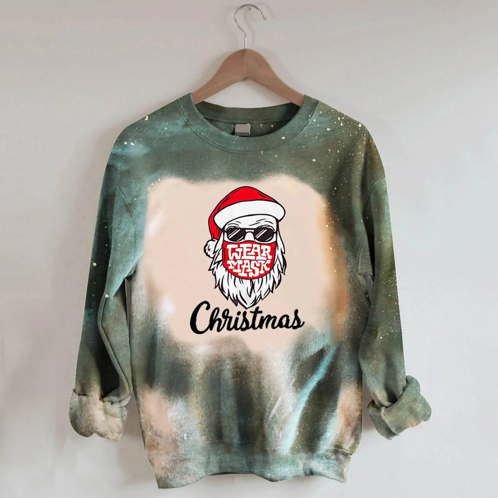 

Long Fleece Sweatshirts Hoodies Sweatshirt For Women Fall Christmas Trendy Long-Sleeved Print Christmas Shirt Long Sleeve Women