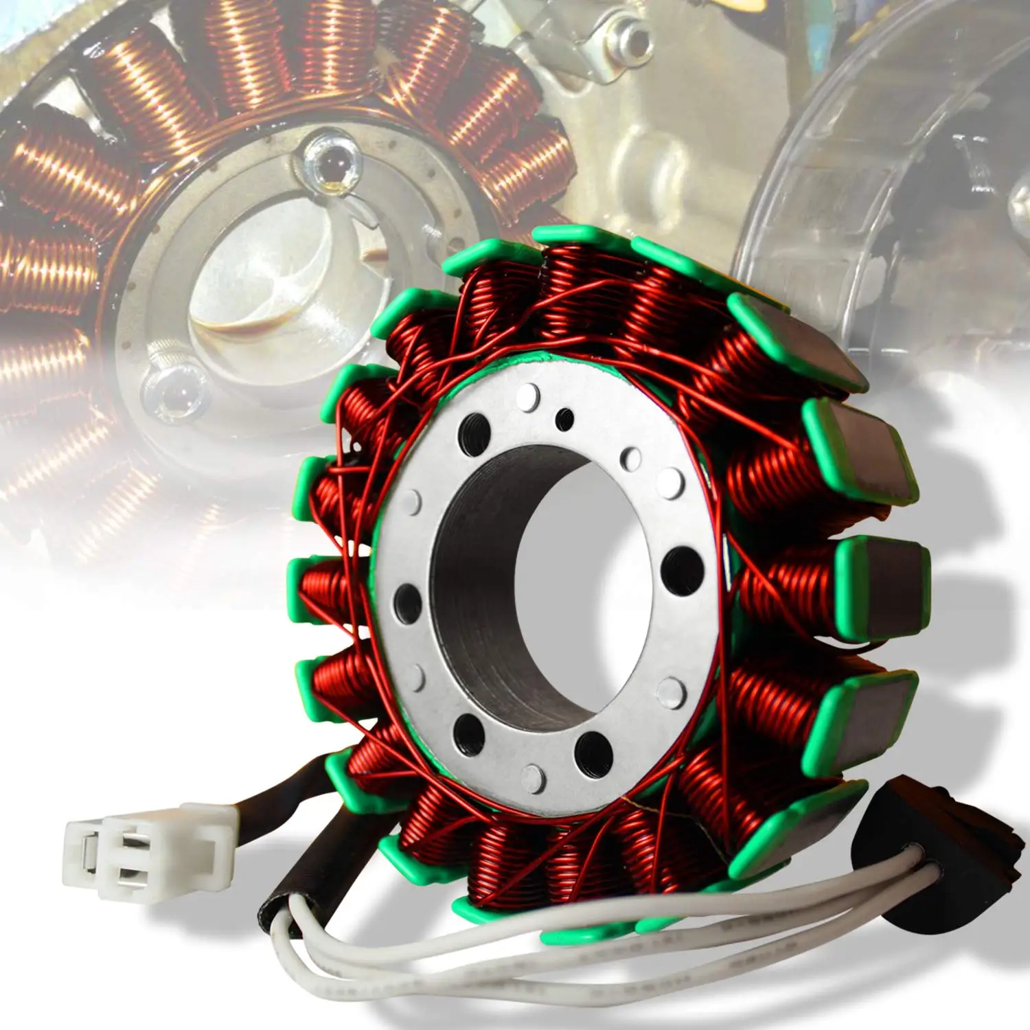 Магнитная катушка статора подходит для 99-02 Yamaha YZF-R6 YZF R6 YZFR6 OEM 5EB-81410-00-00