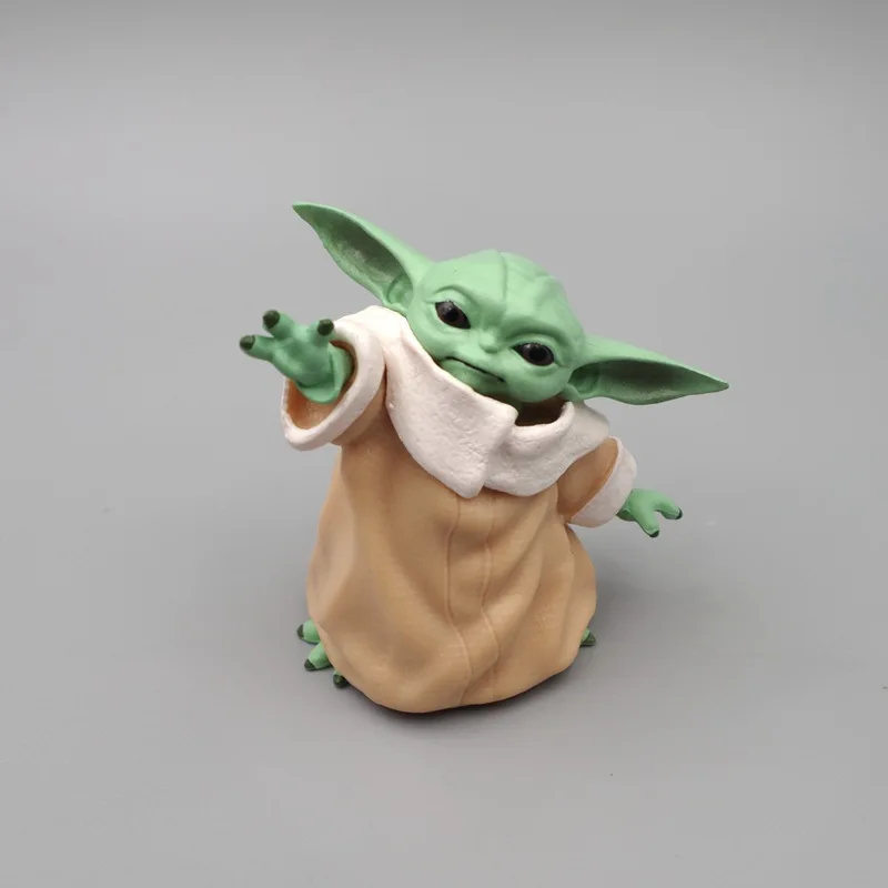 

8CM Disney Star Wars Toy Master Baby Yoda Darth PVC Action Figure Anime Figures Collection Doll mini Toy model for children gift