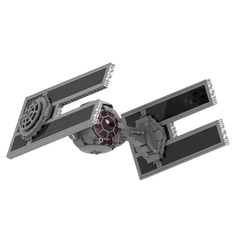 Фото Конструктор Bricklink Звездный кинокорабль MOC TIE Droid и TIE Хищник Звездные бойцы наборы строительных блоков детские игрушки Рождественский новый год подарок №4