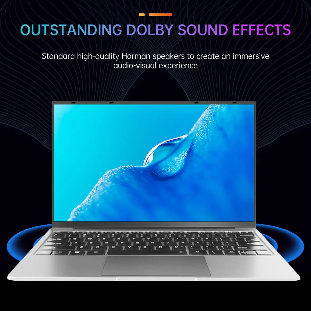 

BEEX Laptop For Office Laptops 14.1 inch Laptop Intel Celeron J3455 8GB RAM 512G SSD Computer Windows 10 Pro Portable 1080P IPS