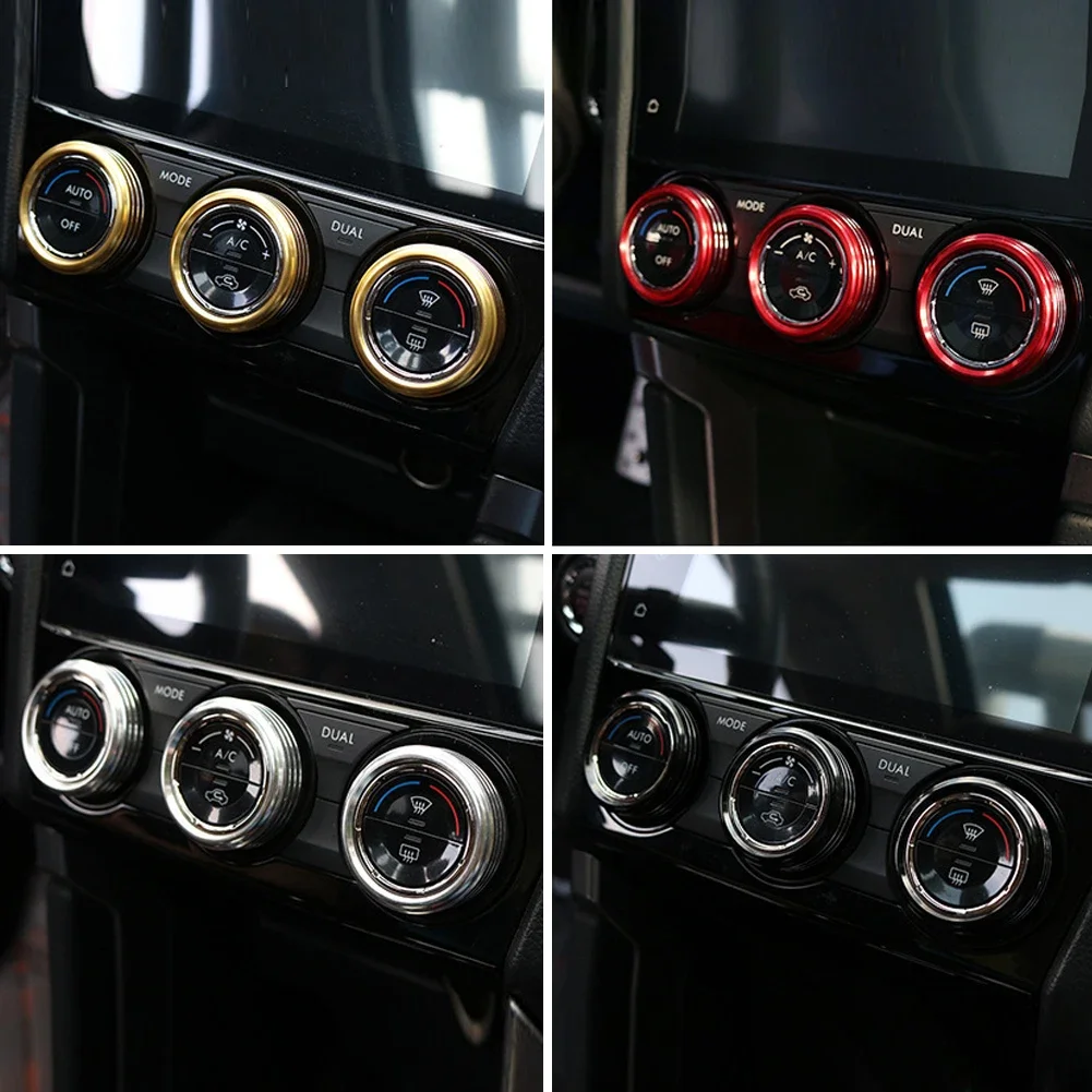 3 шт. автостайлинг ручка переменного тока кондиционера кнопка переключения тепла