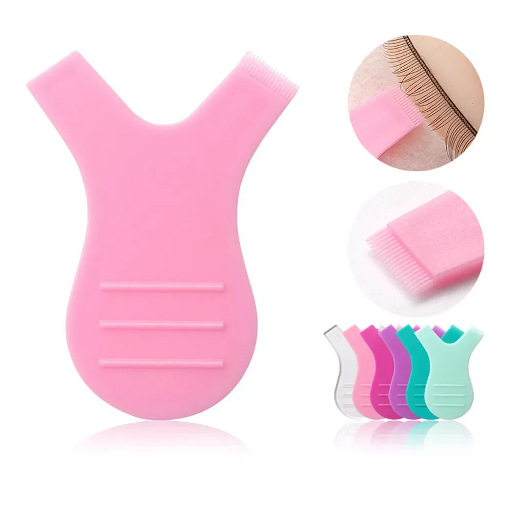 

5pcs/10pcs Reusable Plastic Mascara Brush For Cleaning Eyelashes Hair Curler Y-Shaped Grafted Mascara Brush Makeup Mascara Tool