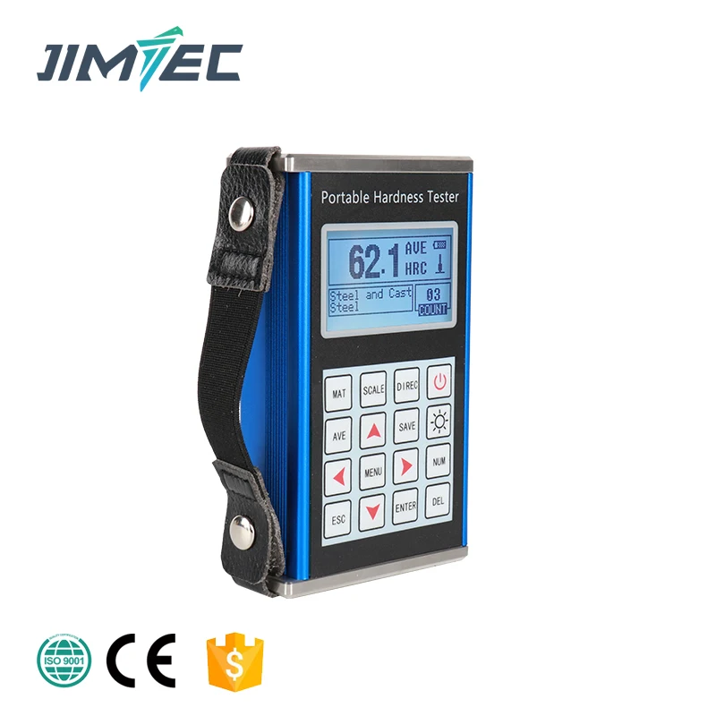 Фото Портативный цифровой твердомер JIMTEC JITAI7101 для измерения твердости металлов по шкалам HL, HRA, HRB, HRC, HB, HS, HV, Brinell №3