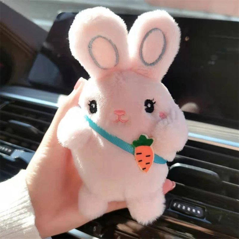 

Плюшевая кукла в виде розового кролика, красивый брелок, школьная сумка, декоративная игрушка для детей, студентов, подарок