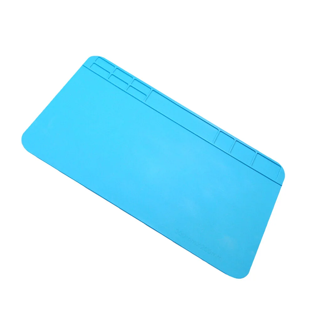 

Silicone Repair Mat, Electronics Repair Mat Silicone Soldering Mat Maintenance Silicone Car Plate Multiple Parts Placed