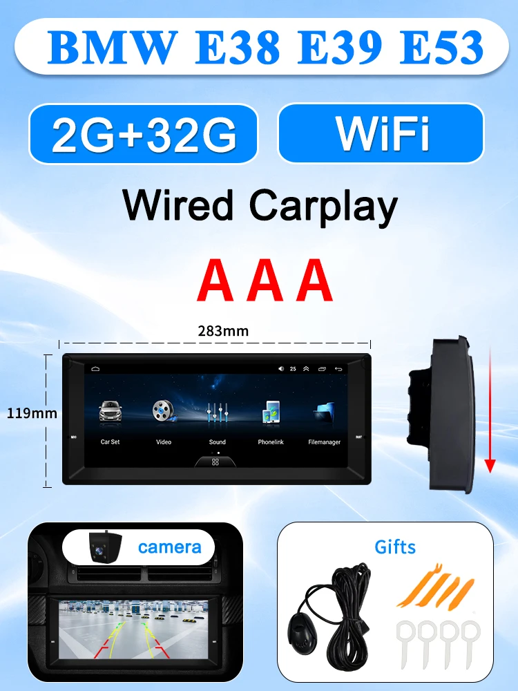 

STWEI заводская цена 2Din Android11 10,25 дюйма Bluetooth GPS Navi для BMW X5 E38 E39 E53 автомобильная стереосистема аудио авторадио видеоплееры