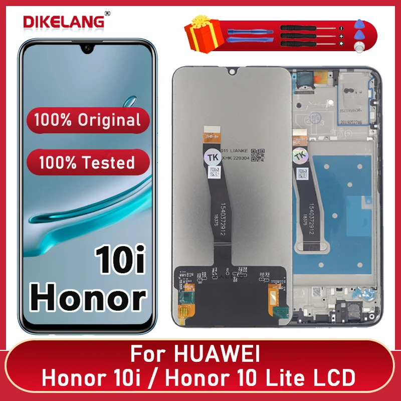 6 21 &quotОригинальный ЖК-дисплей для HUAWEI Honor 10i с дигитайзером 10 Lite зеркальным