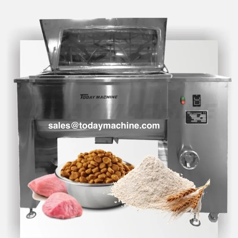 

Trough Type ribbon blender for paste mixing