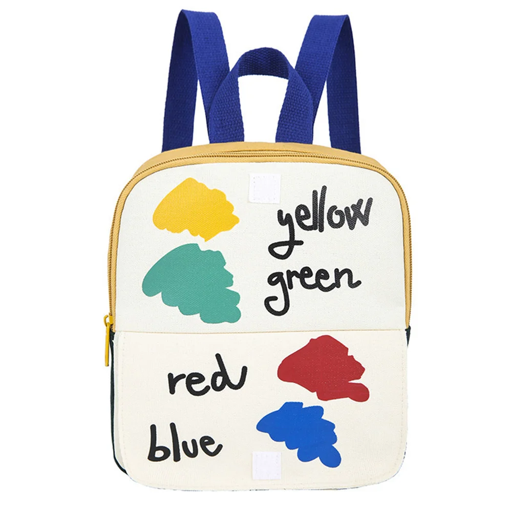 

Backpack Bag Children Cartoon Cotton Cloth Small School Kids Girls Shoulder Kindergarten Chic Leisure Schoolbag Camping Outdoor