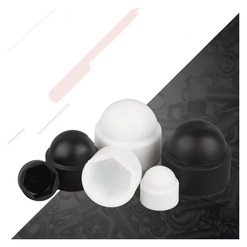 

Hot Sale M4 M5 M6 M8 M10 M12 M14PE Plastic Hexagon Caps for Bolts Protect Nuts for Car Wheels Exterior Decoration Nut Caps