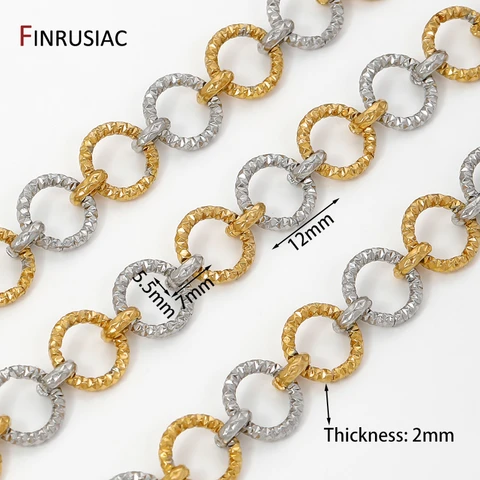 Кубинская цепочка из латуни с покрытием из золота FINRUSIAC