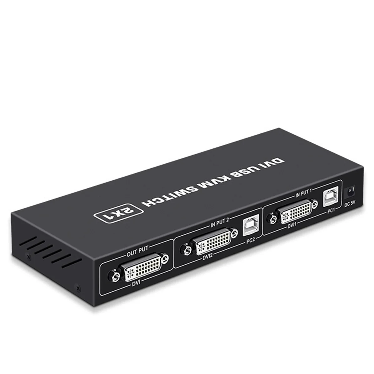 DVI KVM Switch 2-в-1 4K два компьютера USB клавиатура мышь монитор для печати Мультиэкран
