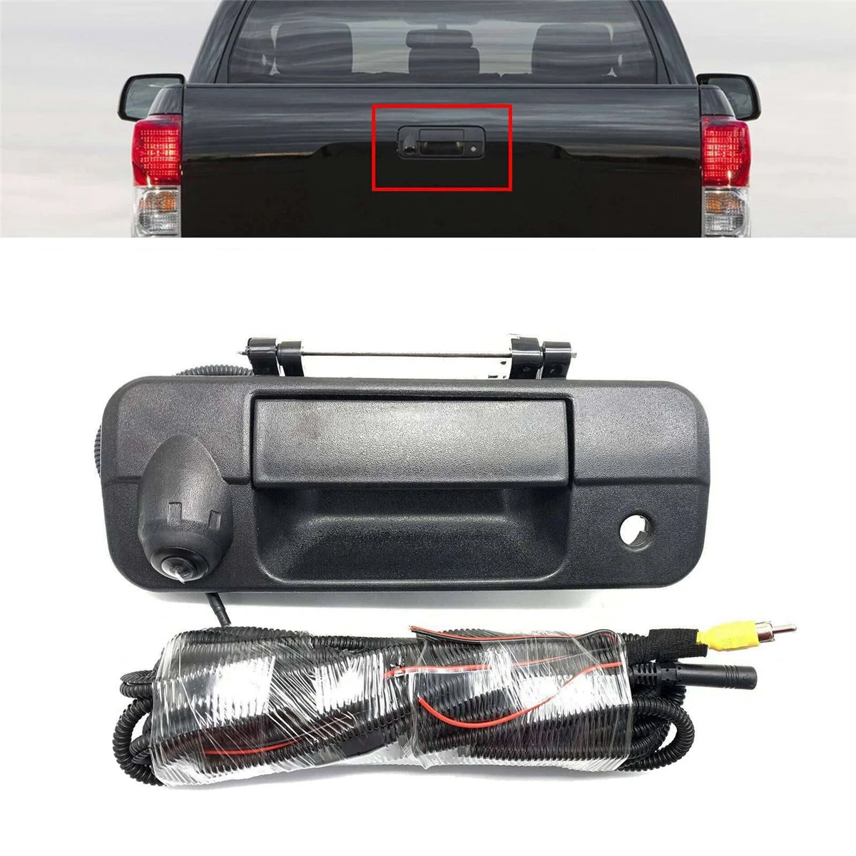 Хромированная камера заднего вида 690-0c051 для Toyota Tundra 07-13 Tacoma 2016-2018