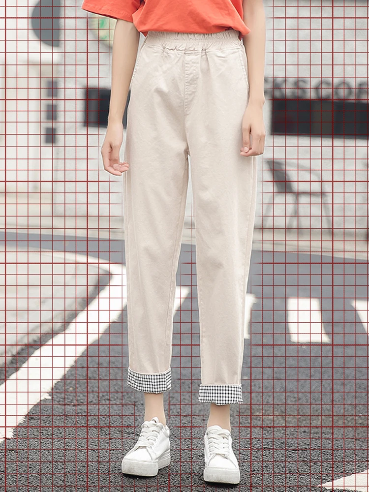 

Брюки женские с завышенной талией, на лето, 2023