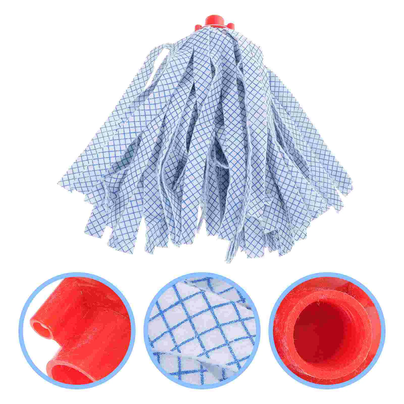 

2Pcs Wet Mop Head Refill Floor Cleaning Mop Replacement Non-woven Mop Heads Sponge Mop Refill Dry Mop Refill