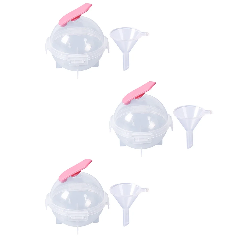 

3 Sets of Reusable Ice Molds Home Bar Silicone Ice Tools Creative Ice Balls Molds