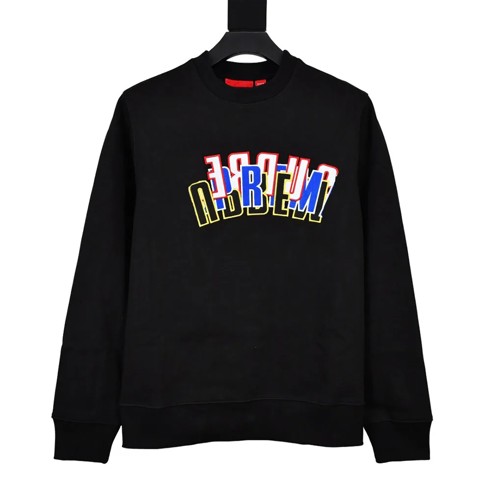 

Высококачественные толстовки 21FW с круглым вырезом, женская уличная одежда с вышивкой в стиле бого, хлопковые мужские толстовки с круглым вырезом