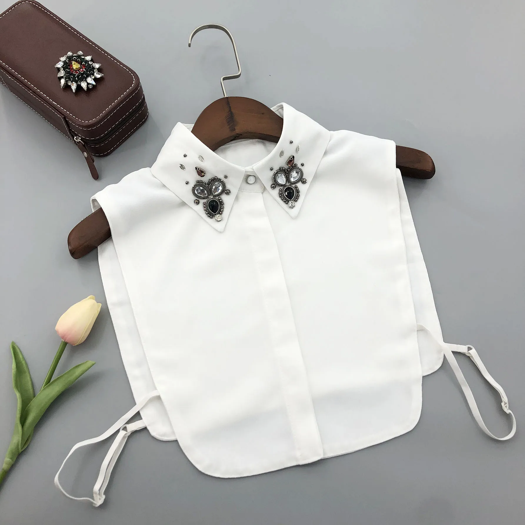 

Женский накладной воротник, осенняя рубашка, накладной воротник, шарф, винтажная половинная рубашка, Шейная рубашка, съемные воротники, аксессуары для обертывания, воротники